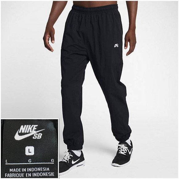 collar Por pala Nike | Pants | Nike Sb Flex Woven Track Jogger Pants Black Mens | Poshmark